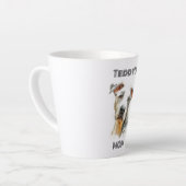 Personalized Dog Mom Latte Mug | Custom Gift カフェラテマグ (左アングル)