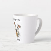 Personalized Dog Mom Latte Mug | Custom Gift カフェラテマグ (右アングル)