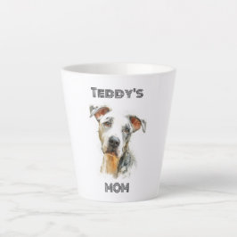 Personalized Dog Mom Latte Mug | Custom Gift カフェラテマグ