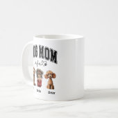 Personalized Dog Mom photo – Happy Mother’s Day コーヒーマグカップ (正面左)