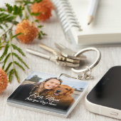 Personalized Dog Mom Photo Locket キーホルダー (正面右)