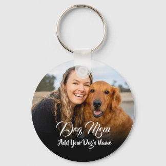 Personalized Dog Mom Photo Locket キーホルダー