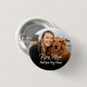 Personalized Dog Mom Photo Locket 缶バッジ (正面&裏面)