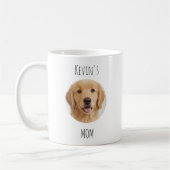 Personalized Dog Mom Photo Mug | Custom Gift コーヒーマグカップ (左)
