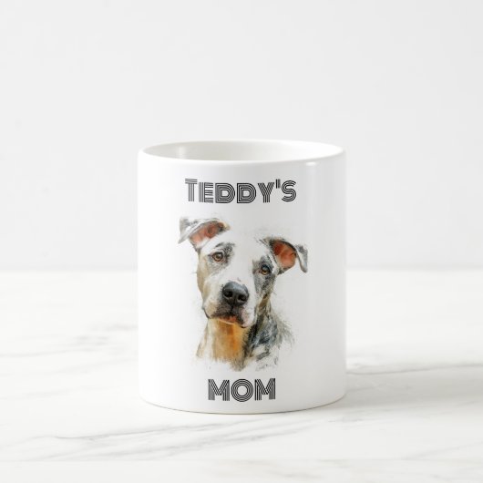 Personalized Dog Mom Photo Mug | Custom Gift コーヒーマグカップ (中央)