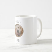 Personalized Dog Mom Photo Mug | Custom Gift コーヒーマグカップ (正面右)