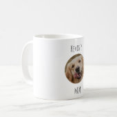 Personalized Dog Mom Photo Mug | Custom Gift コーヒーマグカップ (正面左)