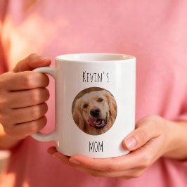 Personalized Dog Mom Photo Mug | Custom Gift コーヒーマグカップ