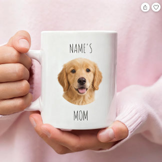 Personalized Dog Mom Photo Mug | Custom Gift コーヒーマグカップ