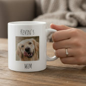 Personalized Dog Mom Photo Mug | Custom Gift コーヒーマグカップ