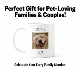 Personalized Dog Mom Photo Mug | Custom Gift コーヒーマグカップ