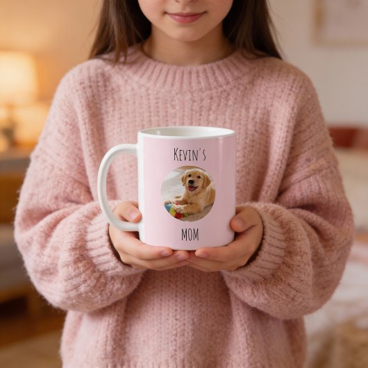 Personalized Dog Mom Photo Mug | Custom Gift コーヒーマグカップ