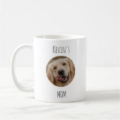 Personalized Dog Mom Photo Mug | Custom Gift コーヒーマグカップ (左)
