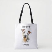 Personalized Dog Mom Photo Tote Bag | Custom Gift トートバッグ (正面)