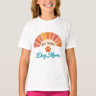 ★ Personalized Dog Mom Shirt ★Pet Name T-Shirt Cat Tシャツ