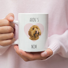 Personalized Dog Mom Valentine Mug | Custom Pet Ph コーヒーマグカップ