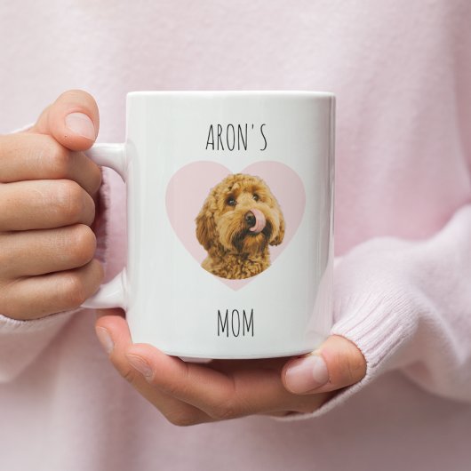 Personalized Dog Mom Valentine Mug | Custom Pet Ph コーヒーマグカップ