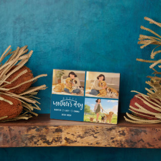 Personalized Dog Mom with Custom Name | Happy フォトプラーク