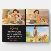Personalized Dog Mom with Custom Name | Happy  フォトプラーク (正面)