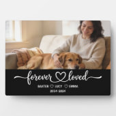 Personalized Dog Mom with Custom Name | Happy  フォトプラーク (正面)
