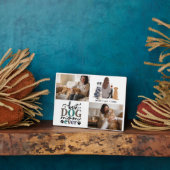 Personalized Dog Mom with Custom Name | Happy  フォトプラーク (側面)