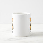 Personalized Dog Mug – Cute Golden Retriever Gift コーヒーマグカップ (中央)