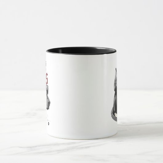 Personalized Dog Mug with Name マグカップ (中央)