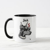 Personalized Dog Mug with Name マグカップ (左)