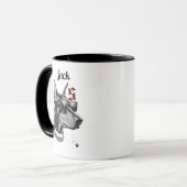 Personalized Dog Mug with Name マグカップ (正面左)