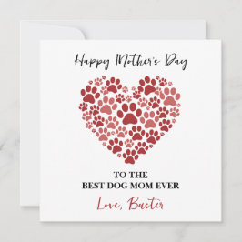 Personalized Dog Name – Happy Mother’s Day  シーズンカード