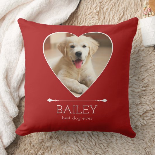 Personalized Dog Photo クッション (ブランケット)