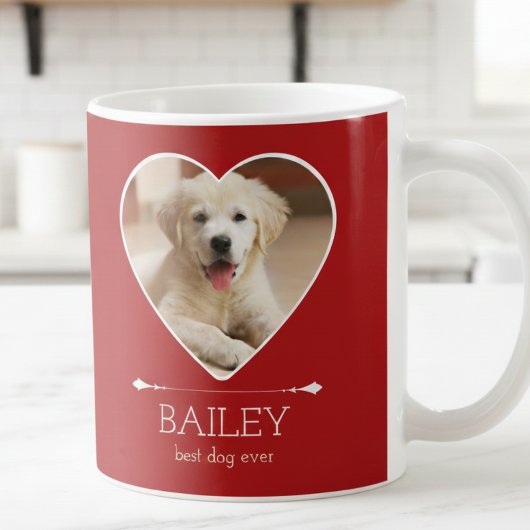 Personalized Dog Photo コーヒーマグカップ