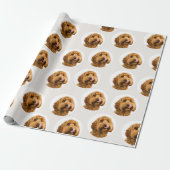 Personalized Dog Photo  ラッピングペーパー (アンロールド)