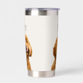 Personalized Dog Photo  保温保冷タンブラー (左面)