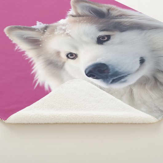 Personalized Dog Photo Blanket シェルパブランケット (3/4)