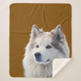 Personalized Dog Photo Blanket シェルパブランケット