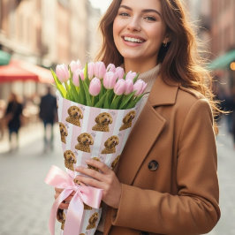 Personalized Dog Photo Custom Pet ラッピングペーパー