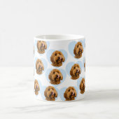Personalized Dog Photo | Custom Pet Heart  コーヒーマグカップ (中央)
