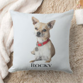 Personalized Dog Photo | Custom Pet Name  クッション (ブランケット)