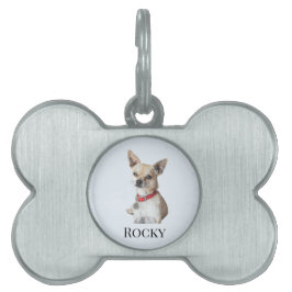 Personalized Dog Photo | Custom Pet Name  ペットネームタグ