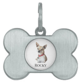 Personalized Dog Photo | Custom Pet Name  ペットネームタグ