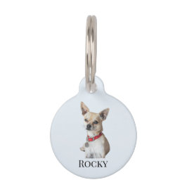 Personalized Dog Photo | Custom Pet Name  ペット　ネームタグ