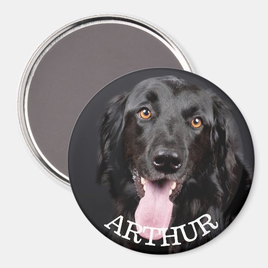 Personalized Dog Photo Refrigerator Magnet マグネット (正面/裏面)