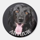 Personalized Dog Photo Refrigerator Magnet マグネット (正面)