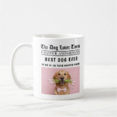Personalized Dog Photo Valentine Gifts  Custom  コーヒーマグカップ (左)