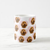 Personalized Dog Photo Valentine Mug | Custom Pet  コーヒーマグカップ (中央)