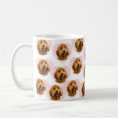 Personalized Dog Photo Valentine Mug | Custom Pet  コーヒーマグカップ (左)