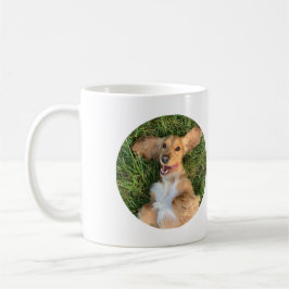 Personalized Dog Photo with Text | Custom Gift コーヒーマグカップ