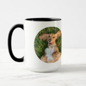 Personalized Dog Photo with Text | Custom Gift マグカップ (左)