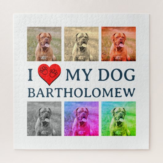 Personalized Dog Pop Art Pet Lover Gift ジグソーパズル (縦)